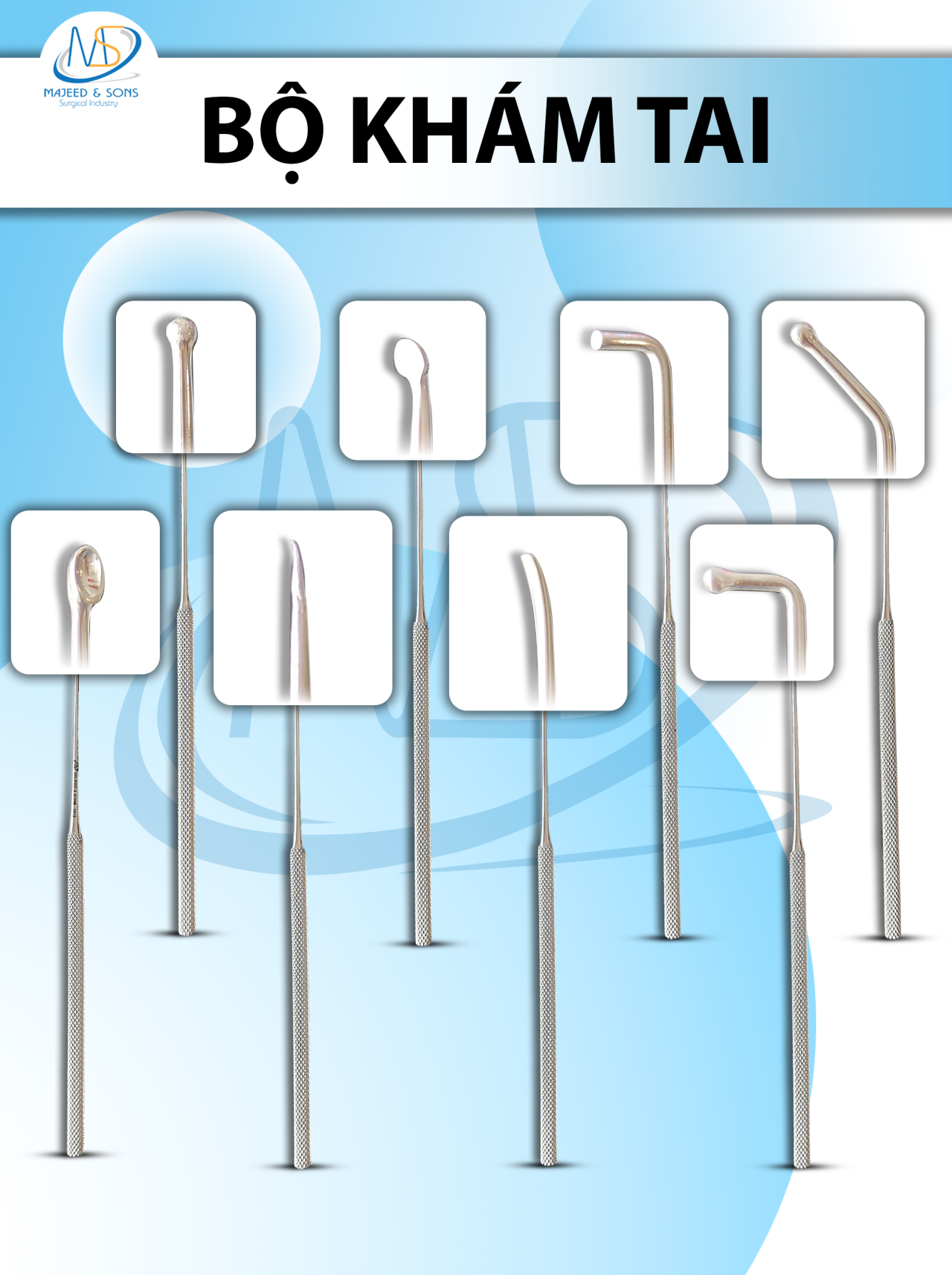 Bộ khám tai, Bộ lấy dị vật tai