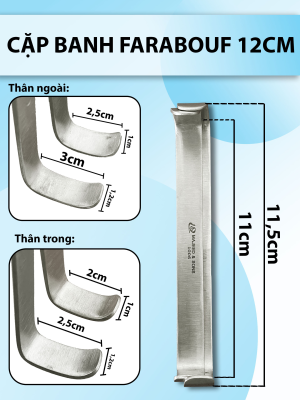 1 cặp banh farabouf 12cm