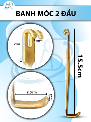 Banh móc 16cm đầu móc D2cmxR0.9cm đầu banh d2,5cmxr0,8cm