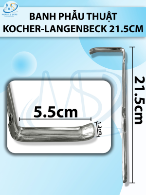Banh phẫu thuật Kocher- Langenbeck 21,5cm