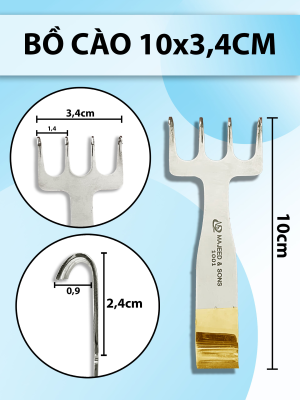 Bồ cào 10x3,4cm, banh vết mổ