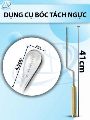 dụng cụ bóc tách ngực Dài 41cm đầu dài 4,5cm ngang 2cm