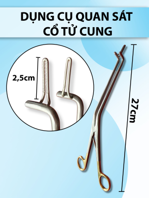 Banh mở mũi chất lượng cao dài 13,5cm Đầu 3,5cmx6mm; 5cmx7mm