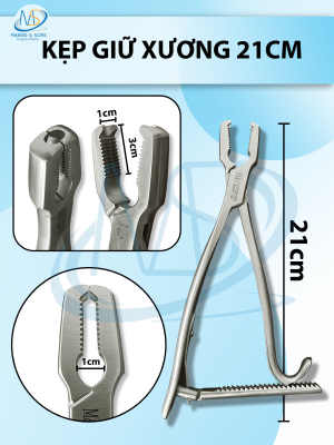 kẹp giữ xương Kern 21cm