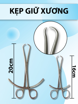 Kẹp giữ xương Phẫu thuật ( Bone Reduction Forceps), 16cm, 20cm