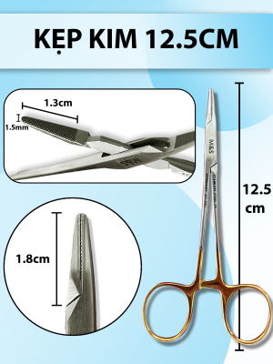 Kẹp kim 12.5cm, pen kẹp kim, kìm mang kim