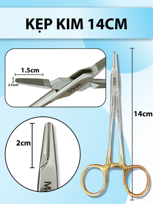 Kẹp kim 14cm, pen kẹp kim, kìm mang kim