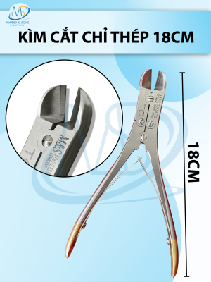 Kìm cắt chỉ thép 18cm