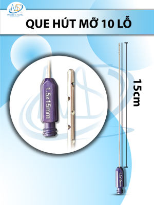 Kim tê mặt 15cm x 1.5mm 10 lỗ