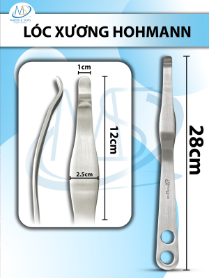 Lóc xương Hohmann Dài 28 đầu dài 12 rộng bự 2,5 nhỉ 1