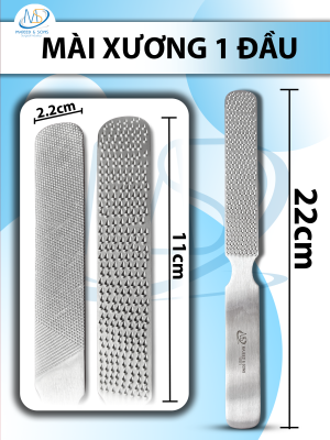 Mài xương 1 đầu 22cm x 2,2cm, đầu R2,2 D11