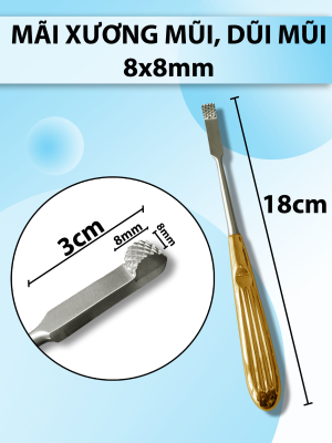Mài xương mũi, Dũa mũi, Nasal rasp 18cm