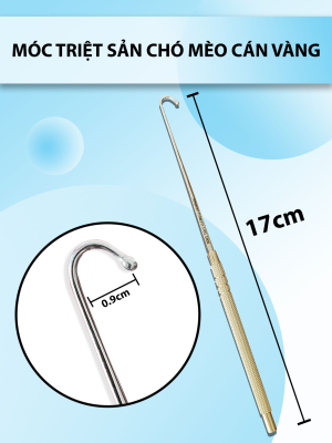 Móc triệt sản chó mèo, móc tử cung chó mèo