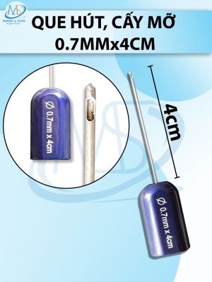 Que hút, cấy mỡ 0.7mmx4cm, 1l 