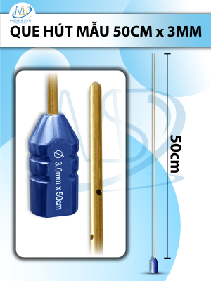 Que hút mỡ 50cm x 3mm 4 lỗ xoắn