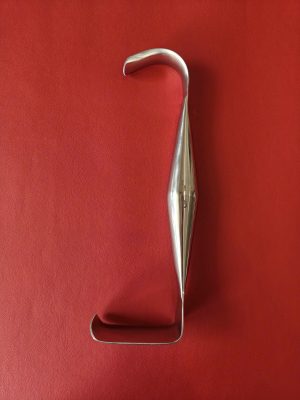 Van ngực, dụng cụ phẫu thuật ngực 24cm Đầu to D7 R4 đầu nhỏ D5,5 R2,3